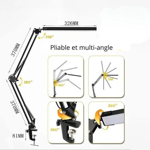 caracteristiques lampe de bureau design