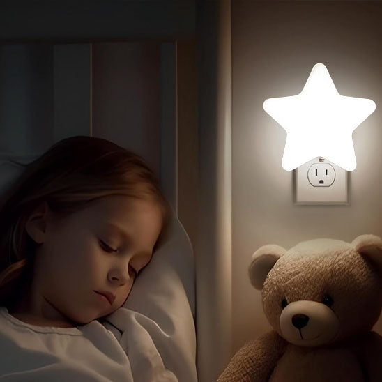 chambre princesse dort veilleuse murale bebe