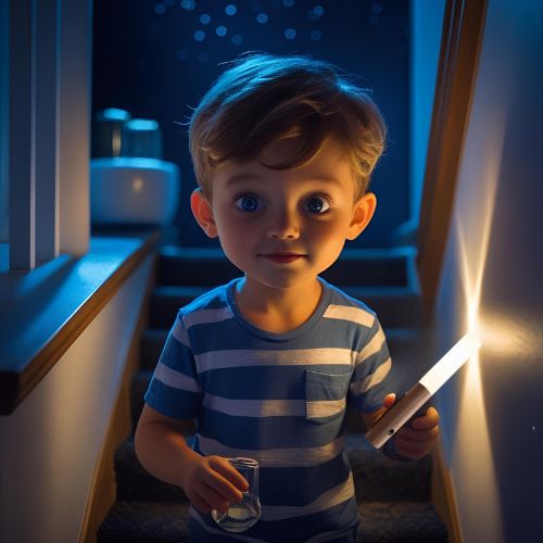 enfant eau nuit lampe de chevet murale