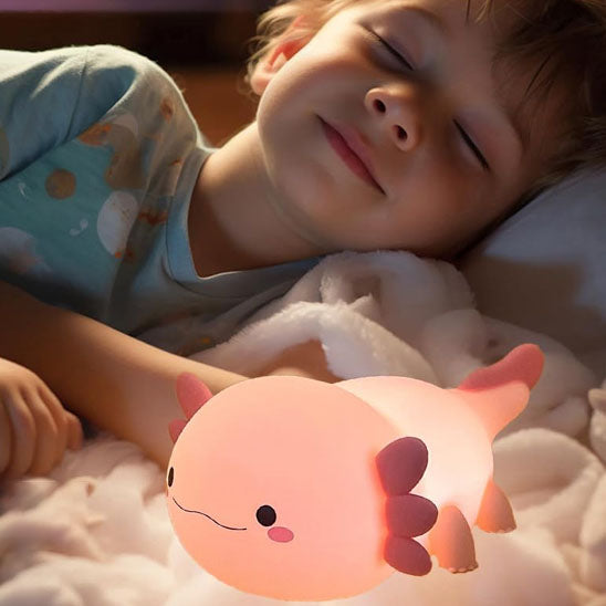 enfant endormie sourire veilleuse bebe