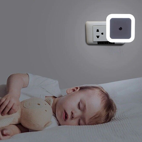 garcon dort securite veilleuse murale bebe