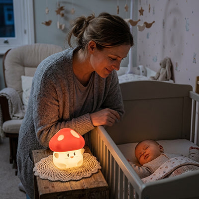 maman sourire transition coucher nocturnes rapide gardien lumiere veilleuse bebe