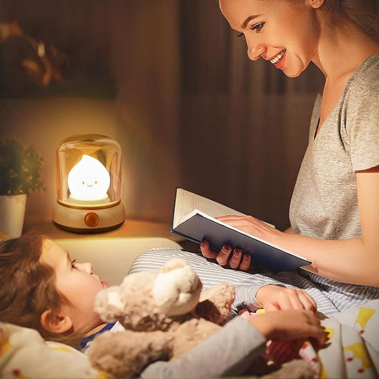 mere lecture enfant chambre bebe veilleuse