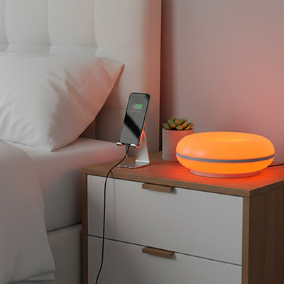 ambiance coloree lampe de chevet tactile