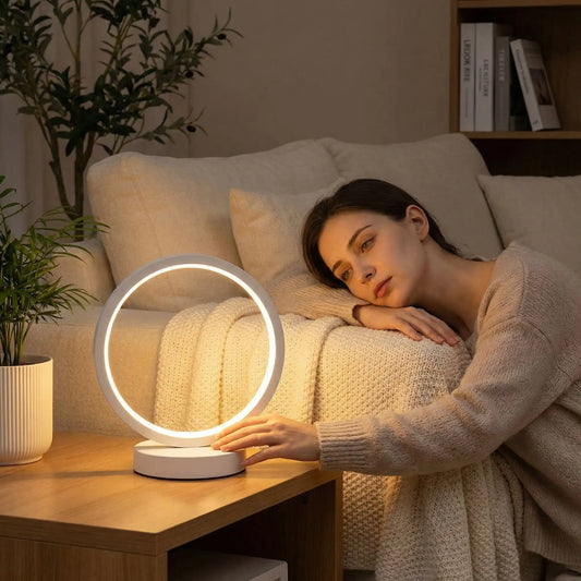 atmosphere apaisante detente lumiere lampe ceramique a poser