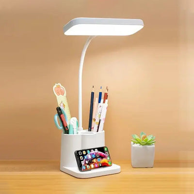 base organisateur stylo crayons support telephone lampe de bureau ado