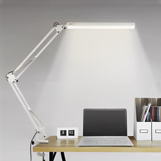 bureau illuminee lumiere blanche lampe de bureau design 