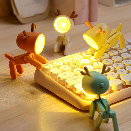 bureau reunion mini compagnons lumineux clavier lampe de bureau