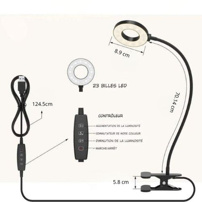 caracteristiques lampe de bureaux