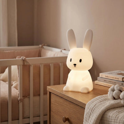 chambre doudou lumineux veille enfant minuterie automatique veilleuse lapin