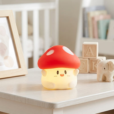 champignon silicone doux sans danger table enfant veilleuse bebe