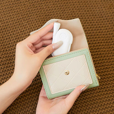 compact portable porte monnaie lampe lire