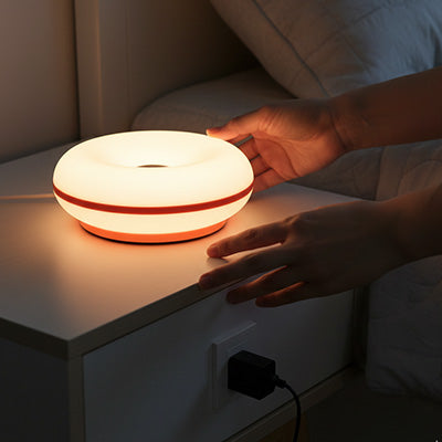 confort visuel chambre lampe de chevet tactile