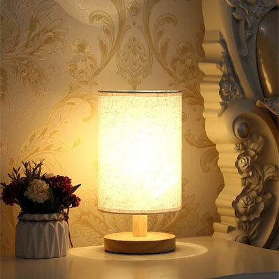 contraste elegant lampe a poser en bois