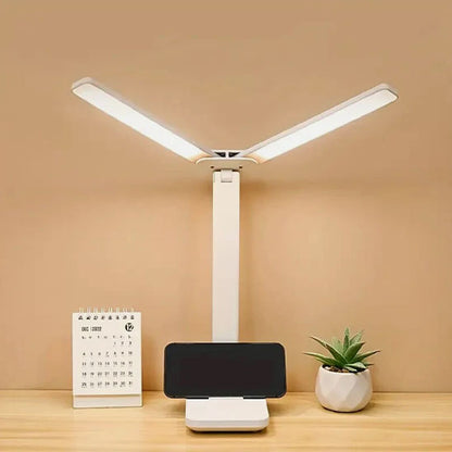 couleur blanc epure support telephone calendrier plante cactus lampes de bureau