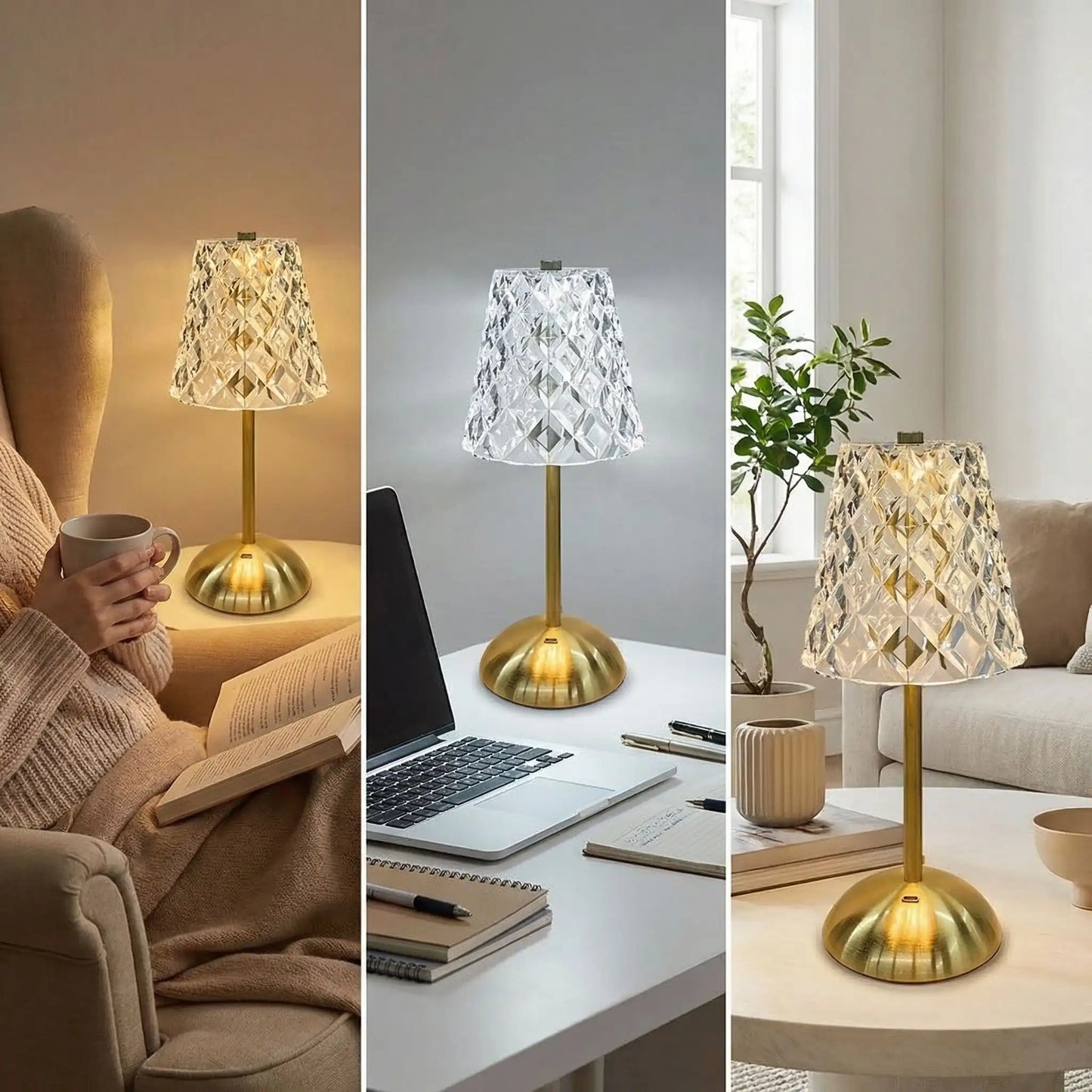 differentes temperatures lumineuses personnalisee lampe a poser indus