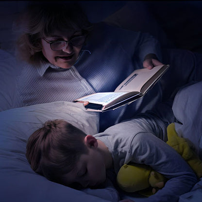 enfant dort femme plongee lecture lampe lieseuse