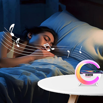femme sommeil paisible musique douce lampe de chevet