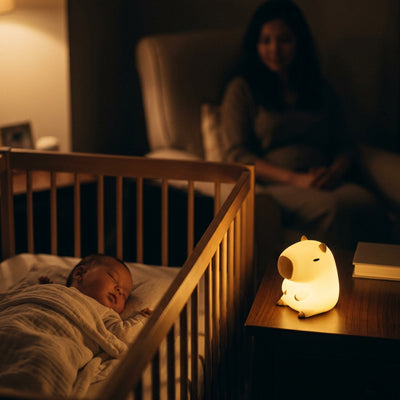 garde du corps enfant chambre lumiere apaisante lampe veilleuse bebe