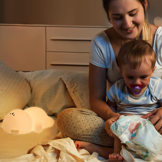 jeux preparation sommeil doudou lumiere douce veilleuse pour bebe