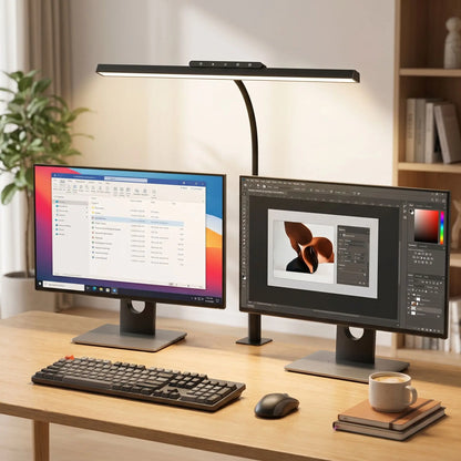 lampe de bureau articulee extra large lumiere homogene plan travail