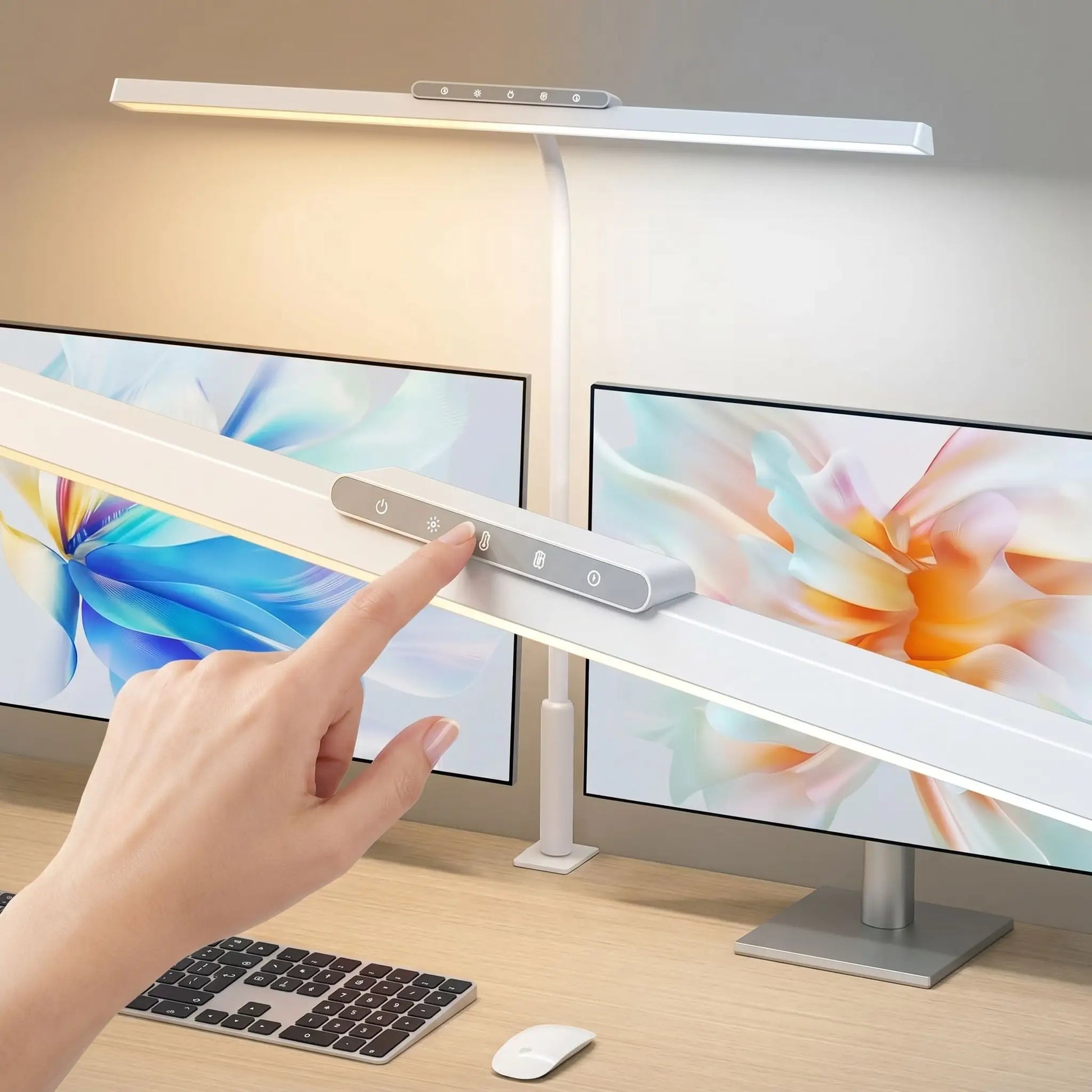 lampe de bureau articulee fonction memoire tactile flexible extra large