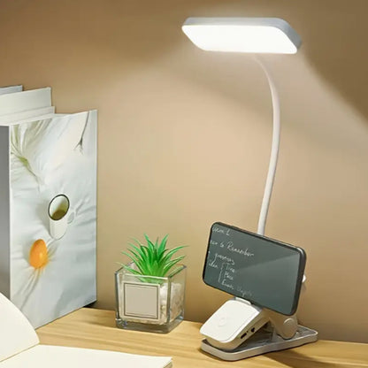 lampe de bureau led espace travail lumineux socle antiderapant
