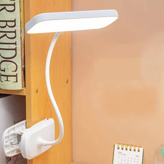 lampe de bureau led lumiere blanche pince solide etagere