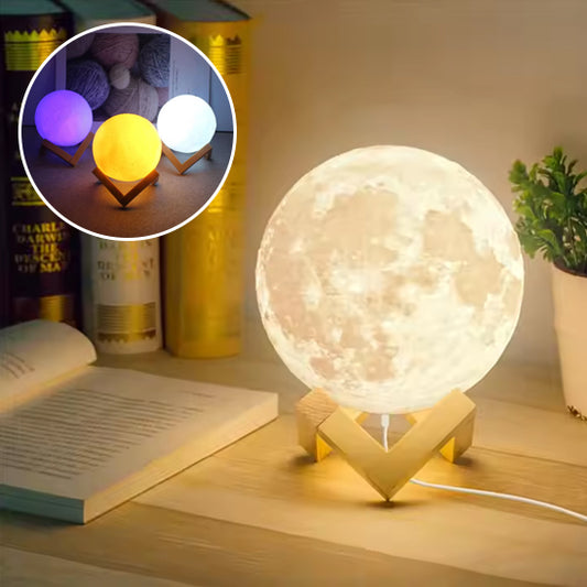 lampe de chevet en bois couleurs