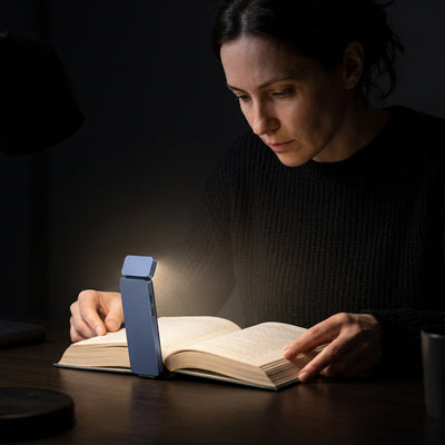 lampe de lecture rechargeable protege yeux fatigue visuelle nuit confort
