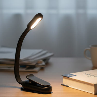 livre espace travail lampe liseuse