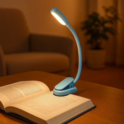 livre ouvert eclairage lampe liseuse