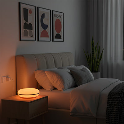 lumiere apaisante lampe de chevet tactile
