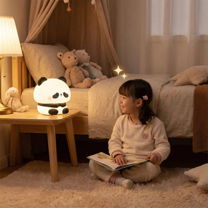 lumiere tamisee discussion copain panda lampe veilleuse enfant