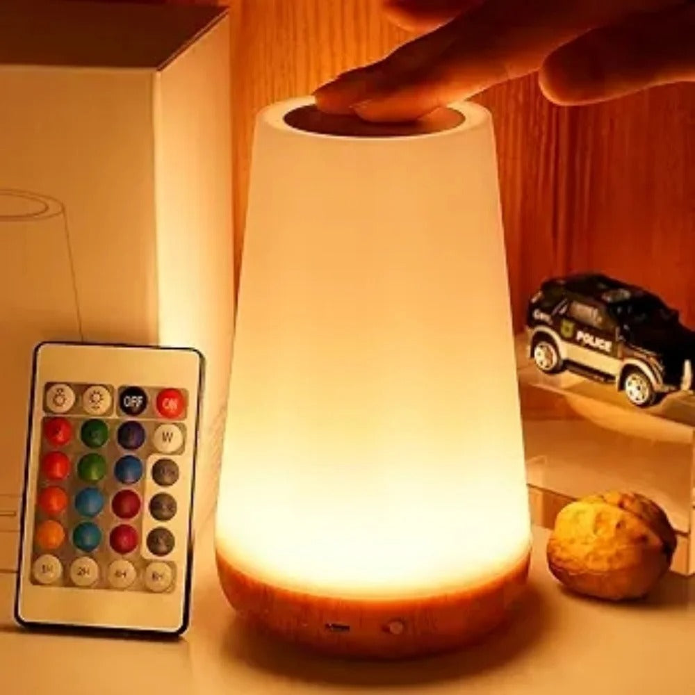 main change ambiance telecomande lampe de chevet