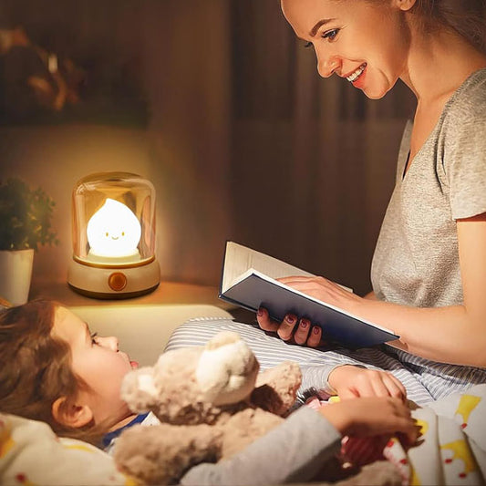 mere lecture enfant chambre bebe veilleuse