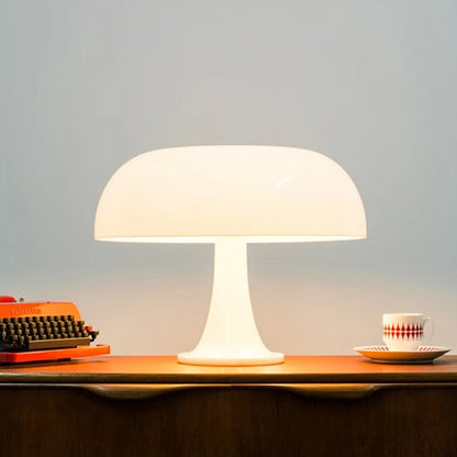 MinimalistMushroomTableLamp™ - Blanc - Univers des Lumières