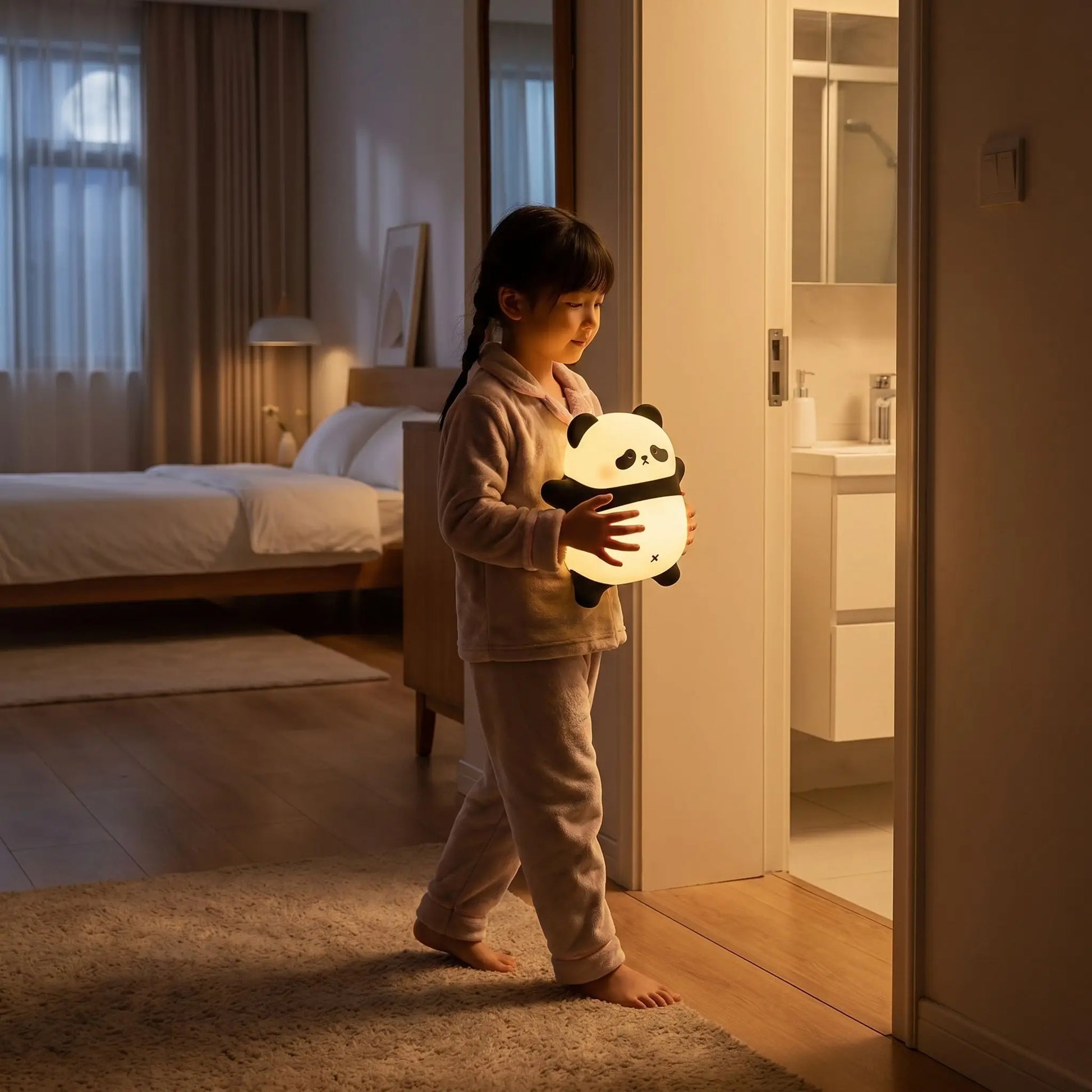 mobilite legerete panda autonomie longue duree lampe veilleuse enfant