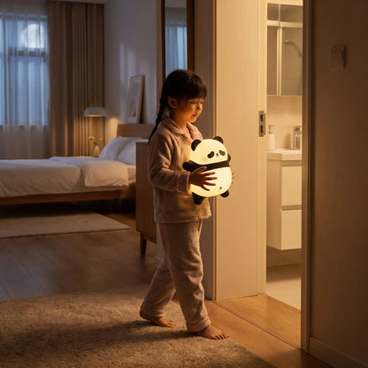 mobilite legerete panda autonomie longue duree lampe veilleuse enfant
