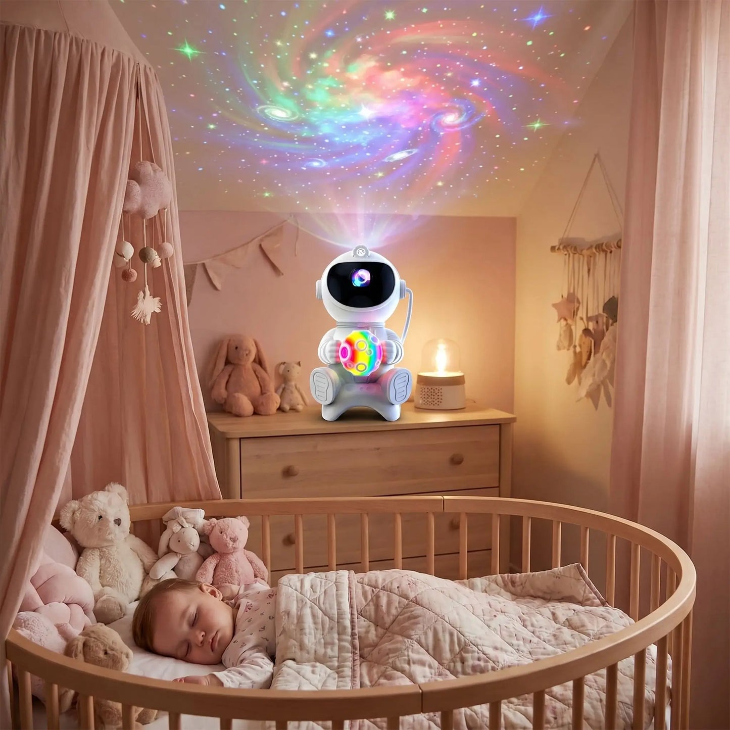 modele lune veilleuse bebe projection plafond