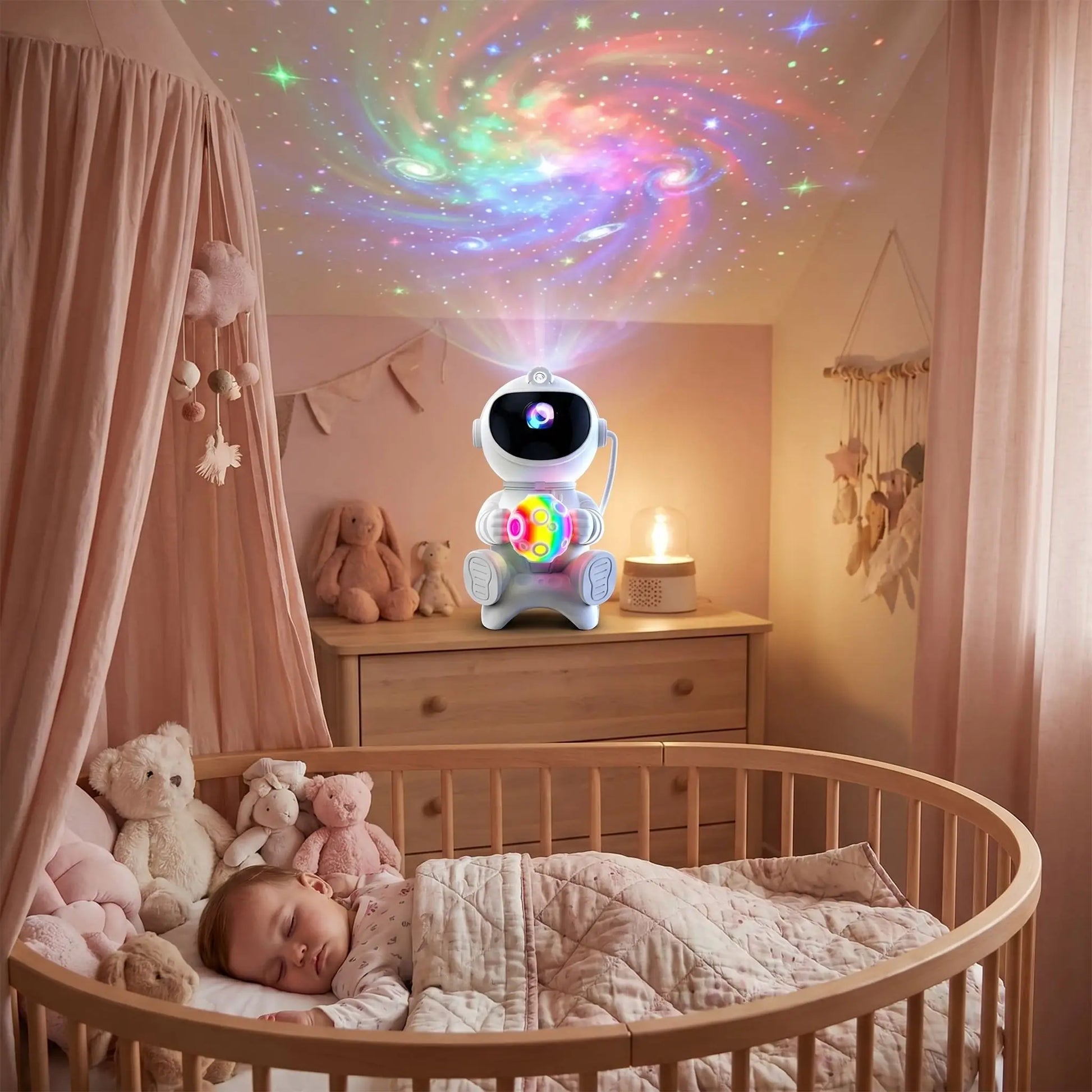 modele lune veilleuse bebe projection plafond