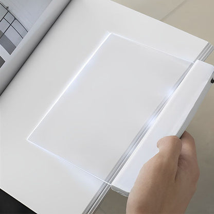 panneau plat main page lampe liseuse