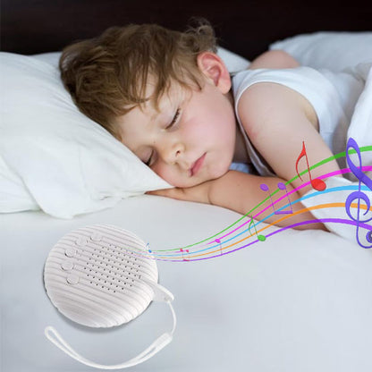 petit bonhomme endormi lit musique douce apaisant machine bruit blanc