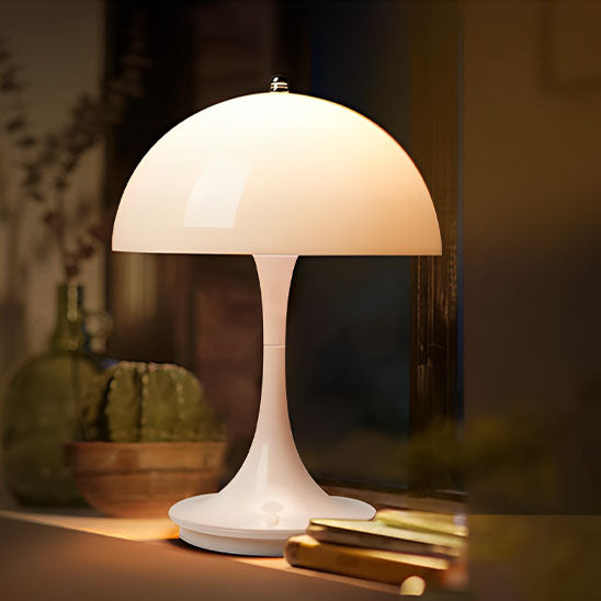 petite plante pot lumiere romantique lampe de chevet