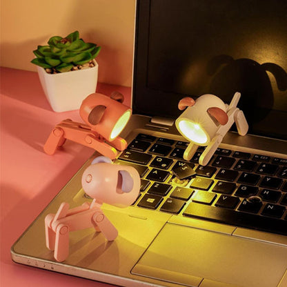 plante verte ordinateur portable clavier lumineux compagnons lampe de bureau