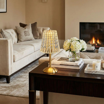 salon moderne livres table fleurs lampe haute a poser