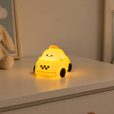 table langer illuminee taxi jaune chaude veilleuse bebe rechargeable 